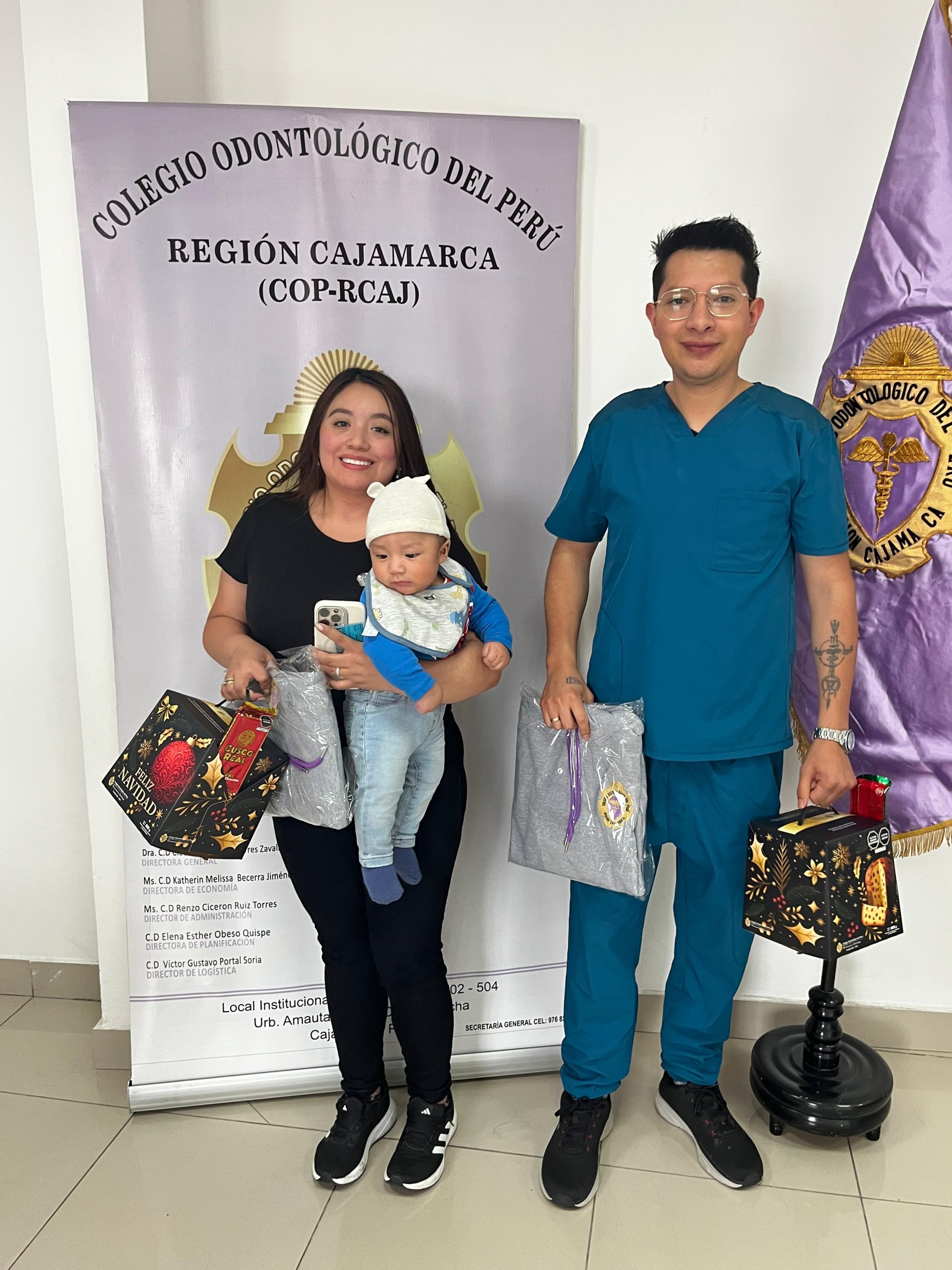 Primeras entregas de canastas navideñas